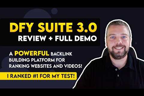DFY Suite 3.0 Review And Demo | PROOF DFY Suite 3.0 Backlink Building