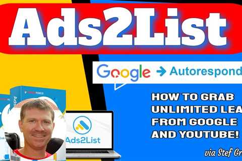 Ads2List Review & Bonuses 🔥 Ads2List: The Only Google Leads to Autoresponder Automator 🚀