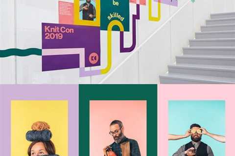 Pinterest Knit Con Event Branding by Hybrid Design