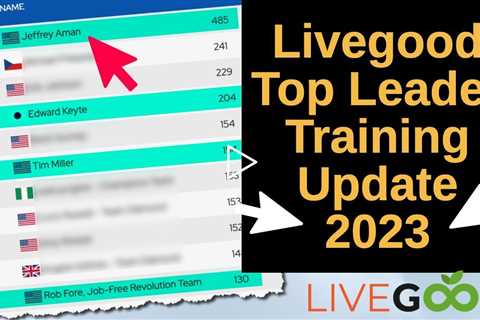 Livegood Leader #1 Top Livegood Team Training & Motivation Update 2023 - Job Free Revolution