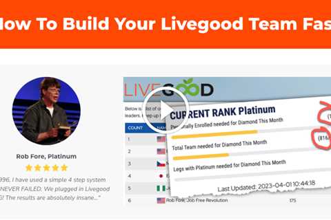 Get Free Livegood Marketing Tips, Tricks & Inside Secrets
