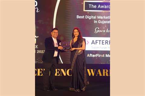 AfterFirst Media Wins Best Digital Marketing Agency in Gujarat Title at the Global Excellence..