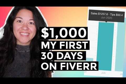 How to Make Money on Fiverr ($1k in my first 30 days!) | Hustle & Slow