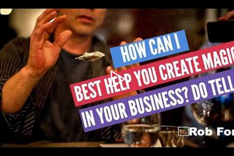 Need Help Taking YOUR Business to the Next Level?