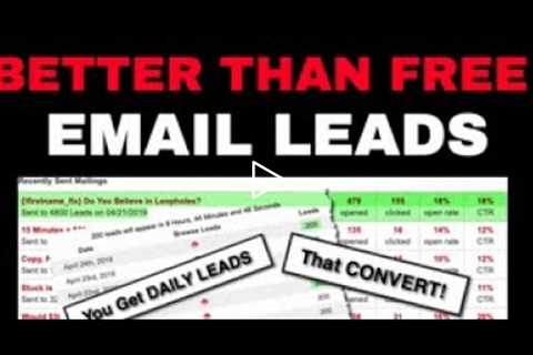 Get Email Leads that Convert - 2019 Email Marketing Leads