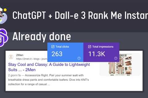 Unbelievable Results: Rapid Ranking of ChatGPT SEO Strategy on Google