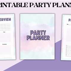 Elevate Your Next Party: Use a Printable Party Planner