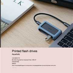 printed flash drives