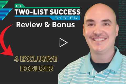 Two List Success System Review   2 List Success System Bonus two-list Back Office Demo